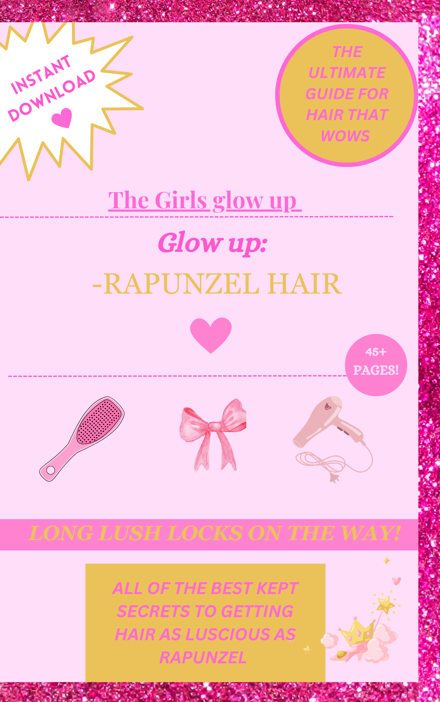 Glow Up- Rapunzel hair